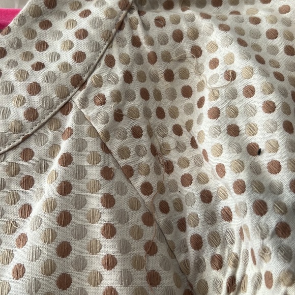 Charlotte Russe Shorts and blazer set With embroidered brown polkadots - Picture 4 of 6